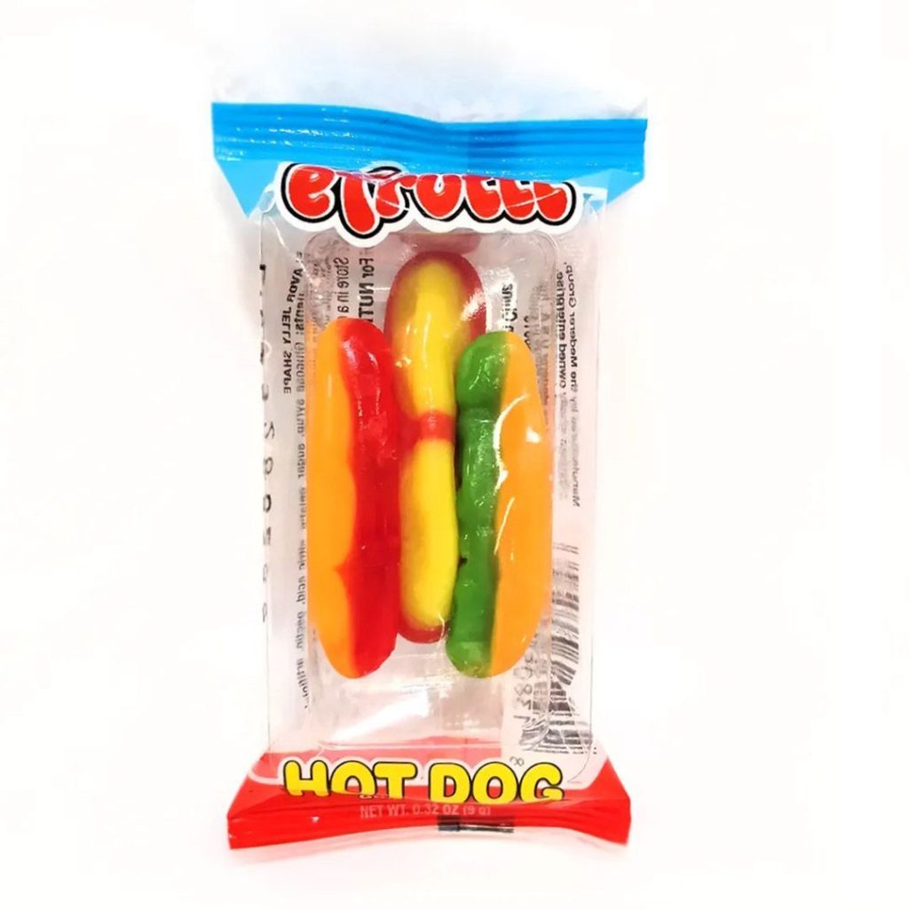 Efrutti gummi hot dog 9g