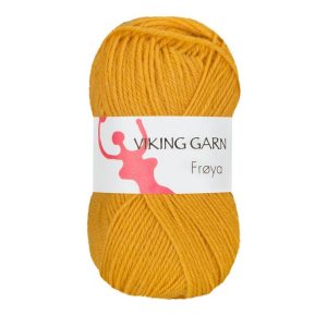 Garn viking frøya 240 gul