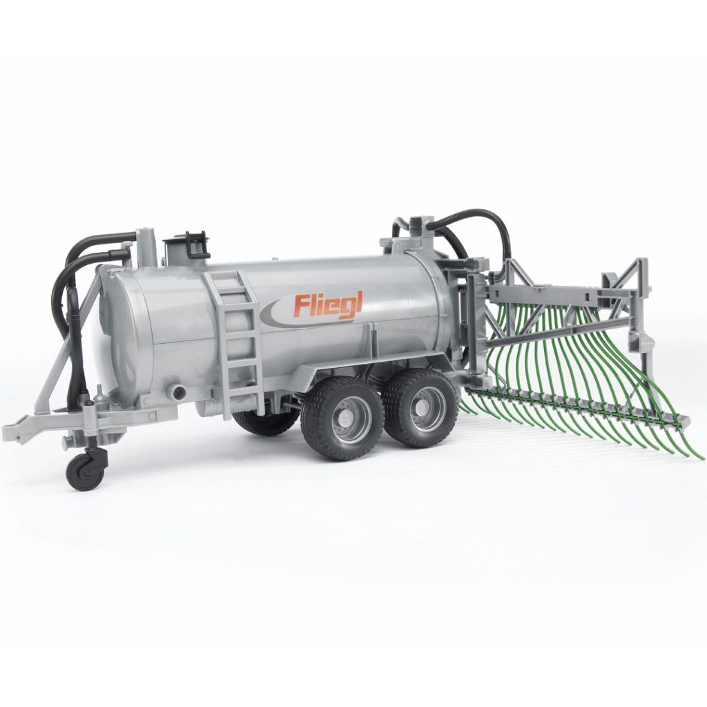 Bruder fliegl barrel trailer with spread