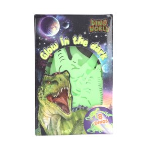 Dino world glow in the dark-klistremerke