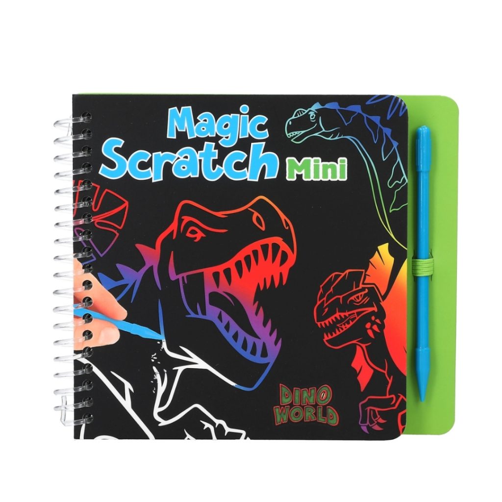 Dino world mini magic scratchbok
