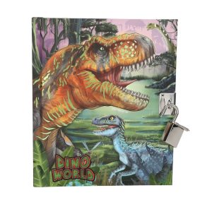 Dino world dagbok med hengelås