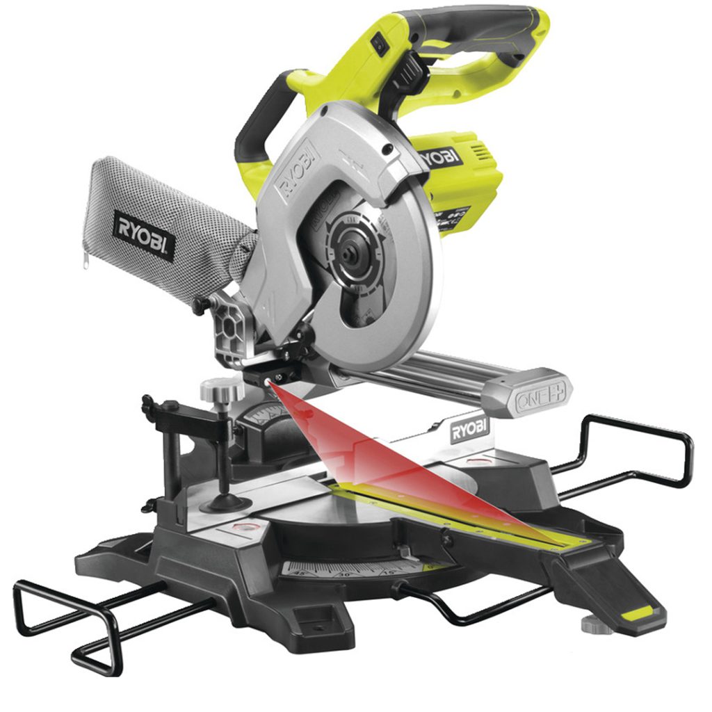 Ryobi kapp & gjæresag r18ms216-0