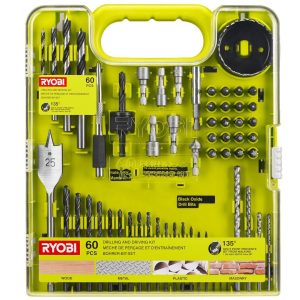 Ryobi skru og bor bittsett rakdd60