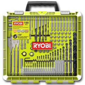 Ryobi skru og bor bittsett rakdd100