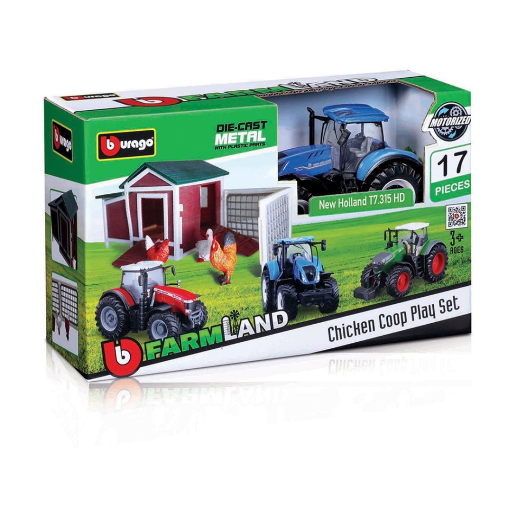 1:43 farmland playset chicken coop with