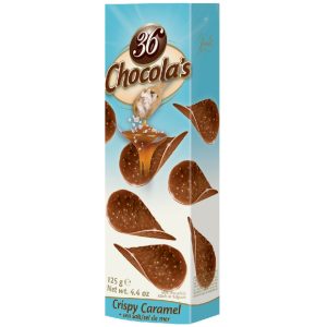 Chocolas crispy caramel sea salt 125g
