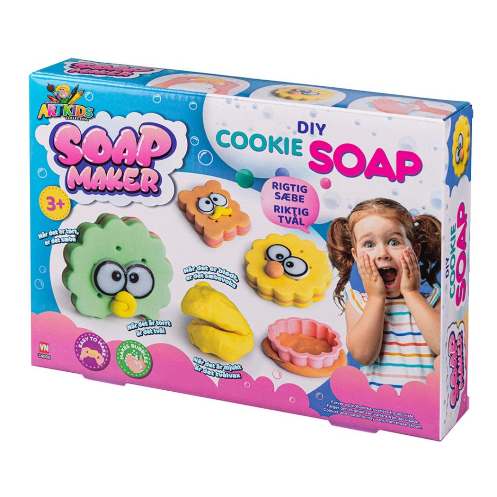 Soap dough lag din egen såpe cookie sett