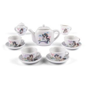 4-girlz tesett porcelen unicorn 13 dele