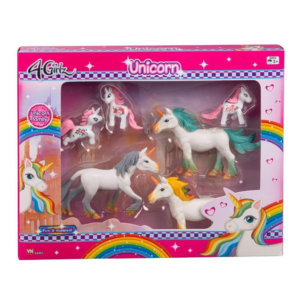 Unicorn sett i w/b 3l+3s