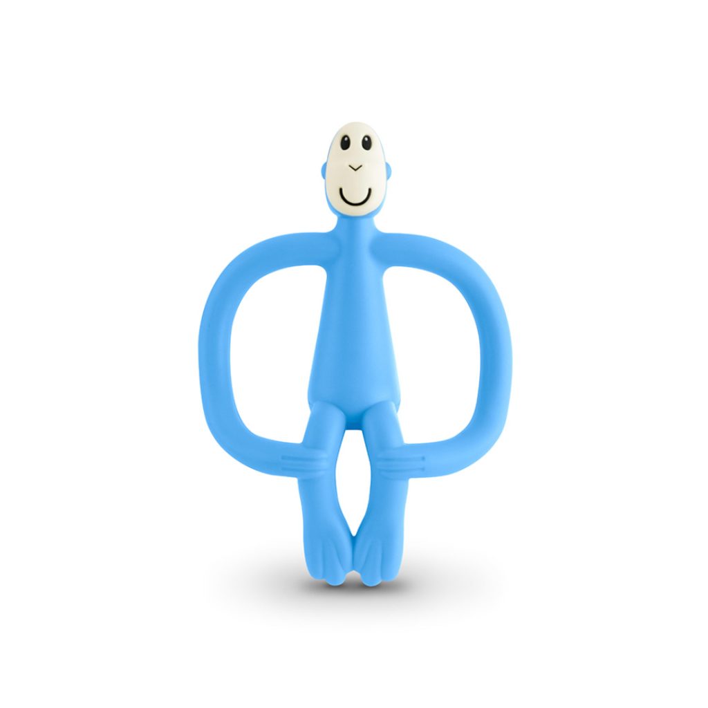 Matchstick monkey teething light blue