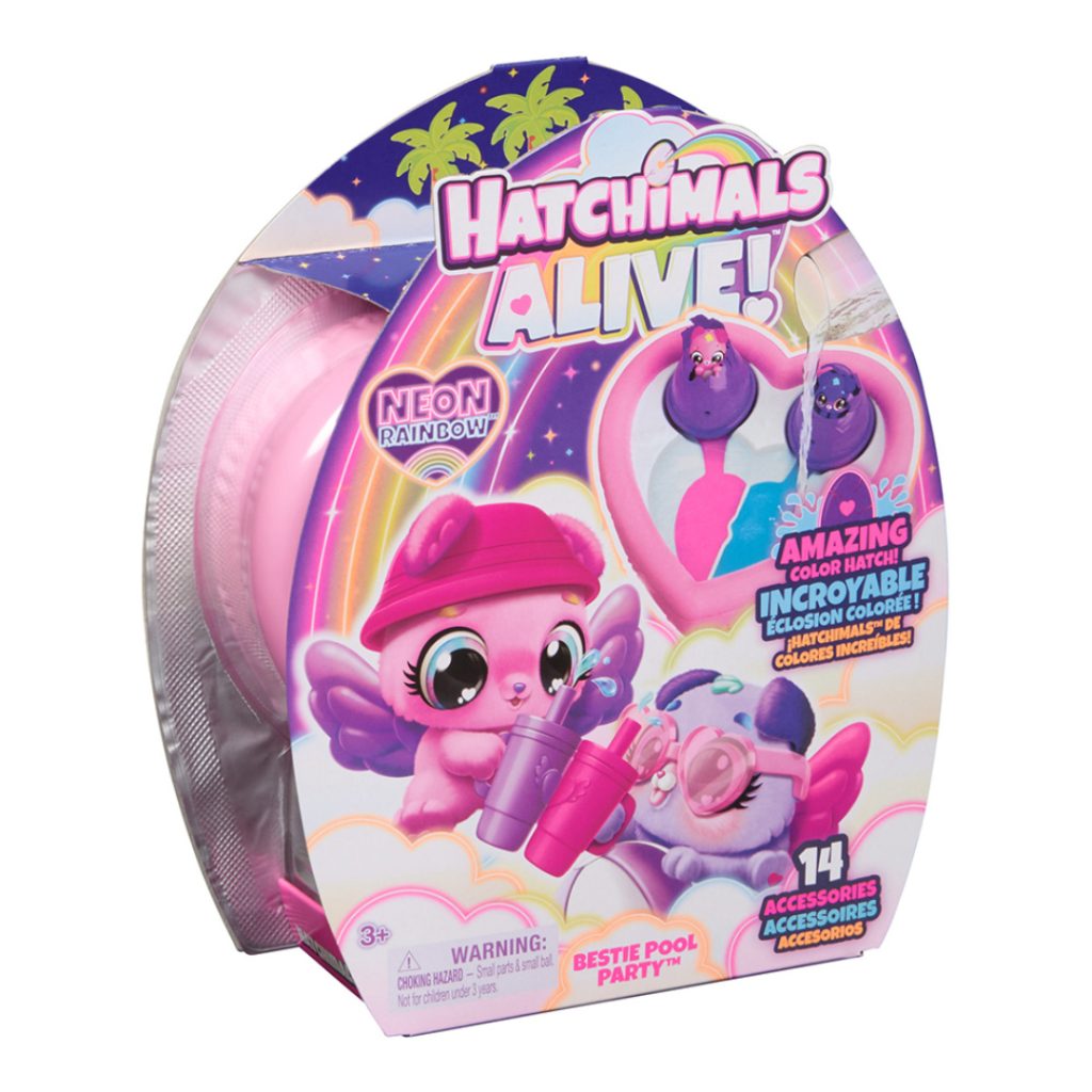 Hatchimals alive bestie pool party
