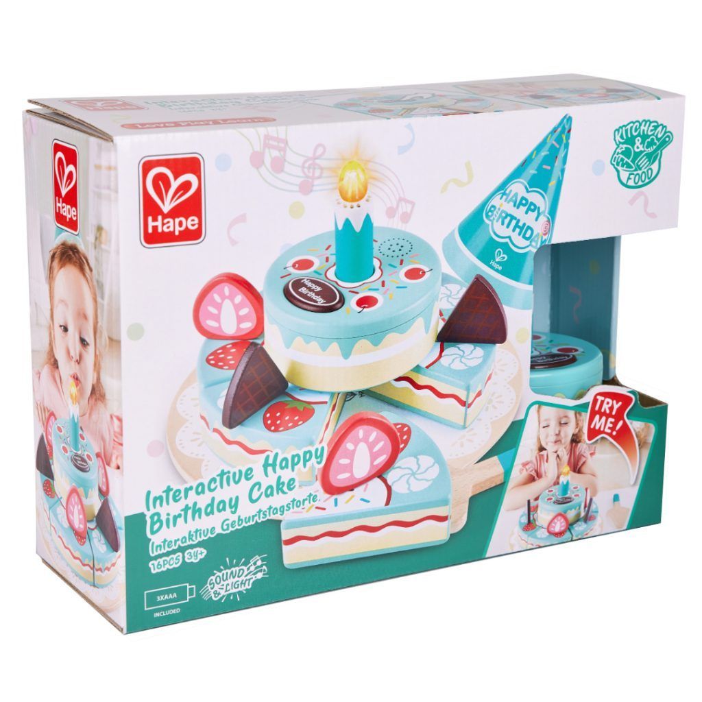Hape interactive birthday cake