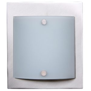 Salerno vegglampe enkel i stål