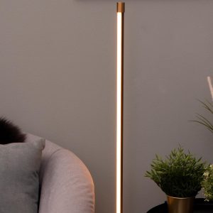Straight led gulvlampe. dimbar