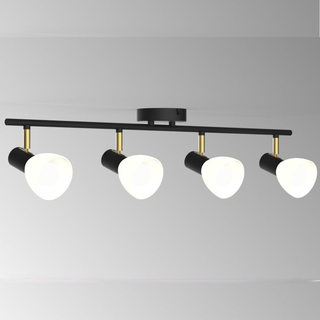York 4-lys taklampe/spot