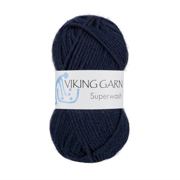 Viking Superwash, farge 126 Marineblå