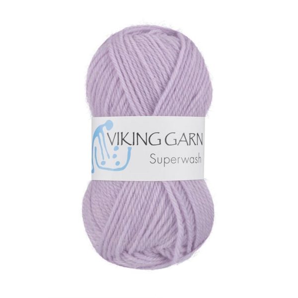 Viking Superwash, farge 167 Lys Lilla