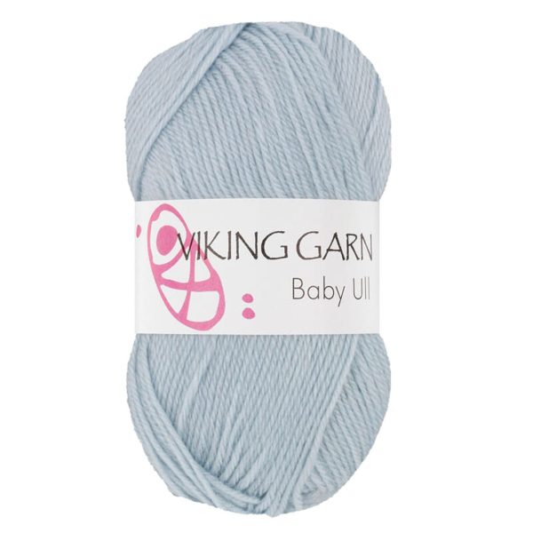 Viking Baby Ull, farge 321 Mellomblå