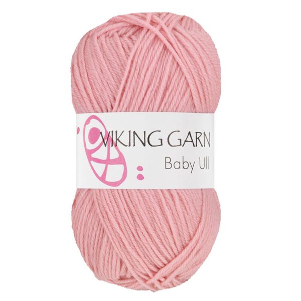 Viking Baby Ull, farge 362 Pudderrosa