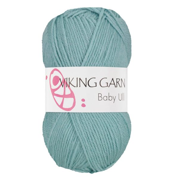 Viking Baby Ull, farge 373 Lys Turkis