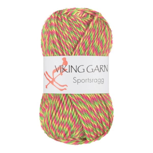 Viking Sportsragg, farge 558 Multi Rosa Gr