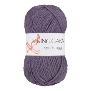 Garn viking sportsragg 568 mørk syrin