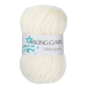 Garn viking naturgarn 602 hvit