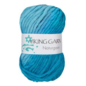 Garn viking naturgarn 629 multi turkis
