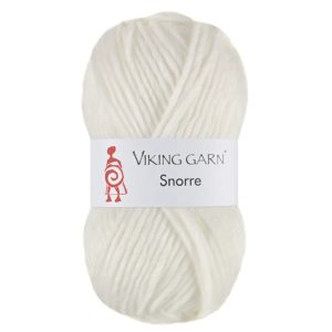 Garn viking snorre 200 hvit