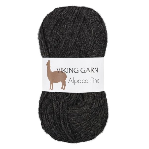 Viking Alpaca Fine, farge 603 Koksgrå
