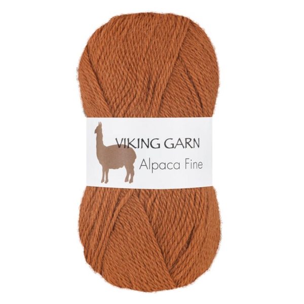 Viking Alpaca Fine, farge 653 Cognac
