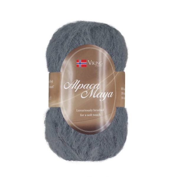 Viking Alpaca Maya, farge 726 Mørk Blå