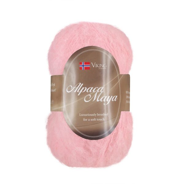 Viking Alpaca Maya, farge 765 Rosa