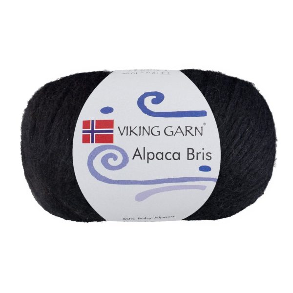 Viking Alpaca Bris, farge 303 Sort