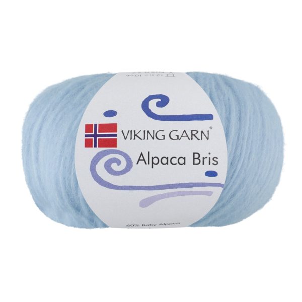 Viking Alpaca Bris, farge 320 Lys Blå
