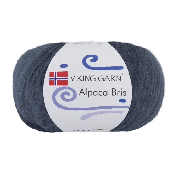 Viking Alpaca Bris, farge 327 Jeansblå