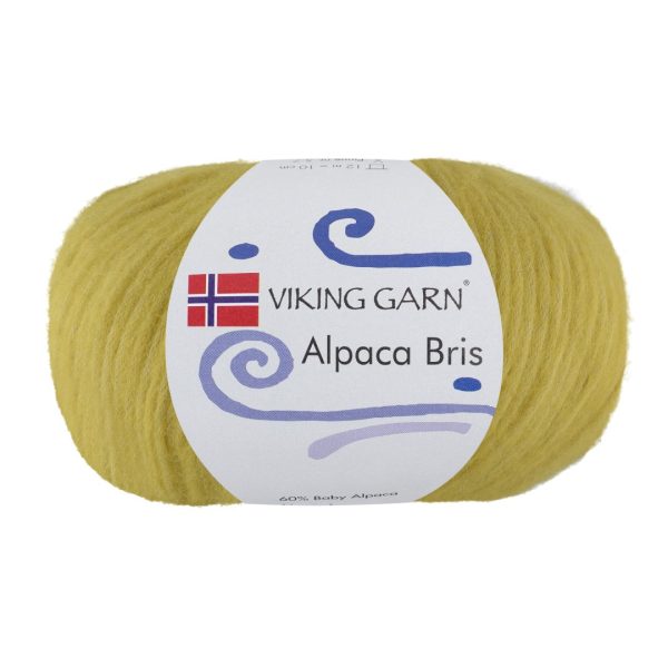 Viking Alpaca Bris, farge 333 Limegrønn