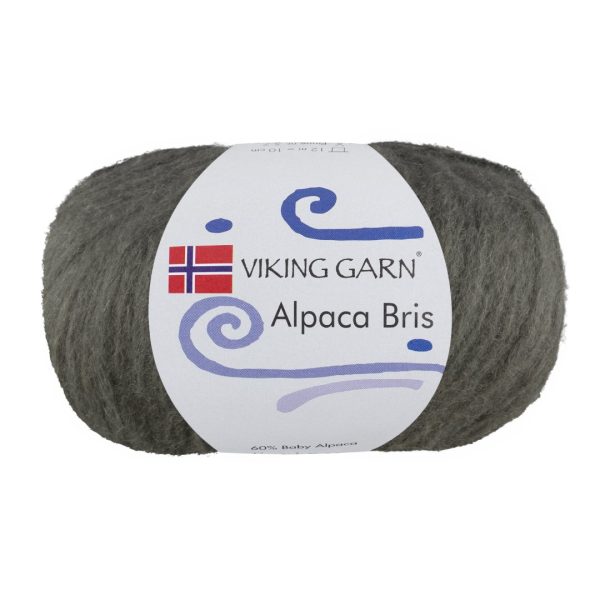Viking Alpaca Bris, farge 339 Støvet Olive