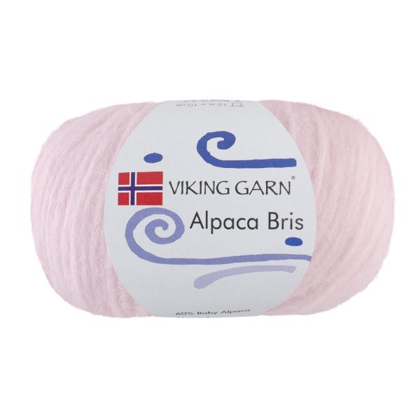 Viking Alpaca Bris, farge 364 Lys Rosa