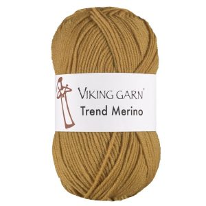 Garn viking trend merino 446 sennep