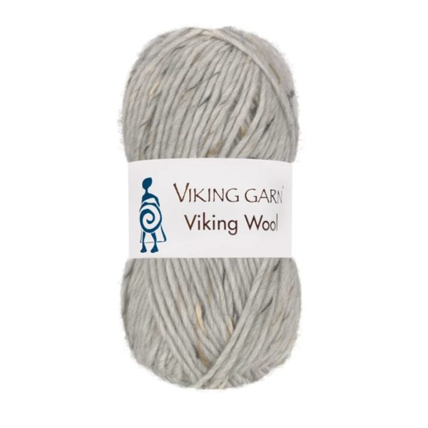 Viking Wool, farge 501 Lys Grå Tweed