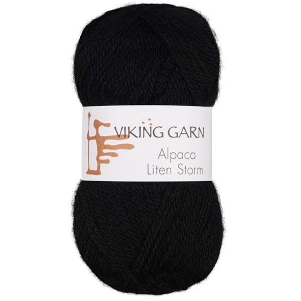 Viking Alpaca Liten Storm, farge 703 Svart