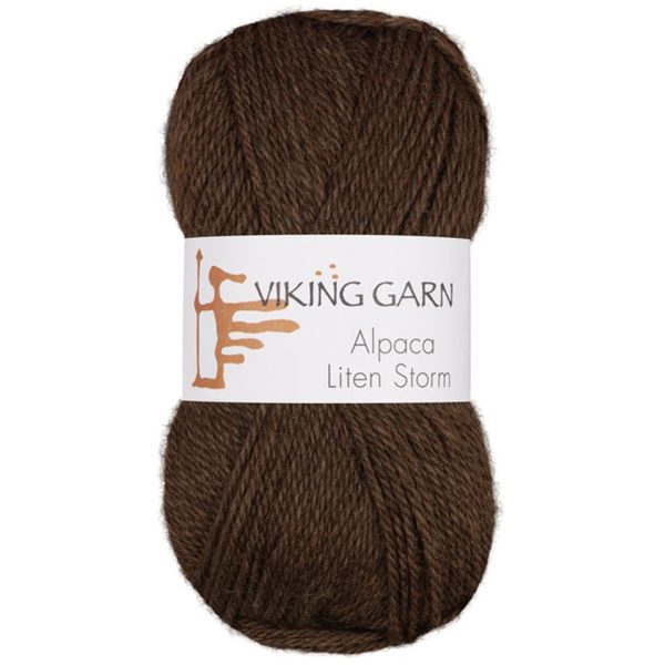 Viking Alpaca Liten Storm, farge 708 Brun