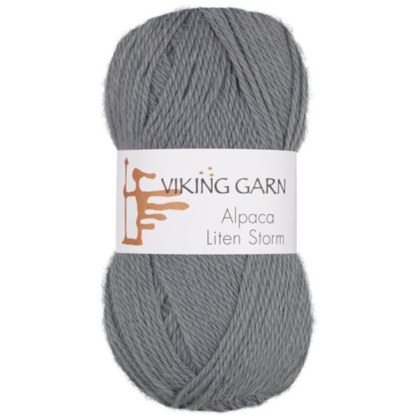 Viking Alpaca Liten Storm, farge 723 Gråbl