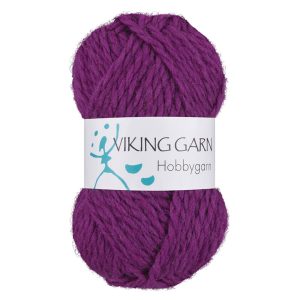 Garn viking hobbygarn 970 mørk lilla
