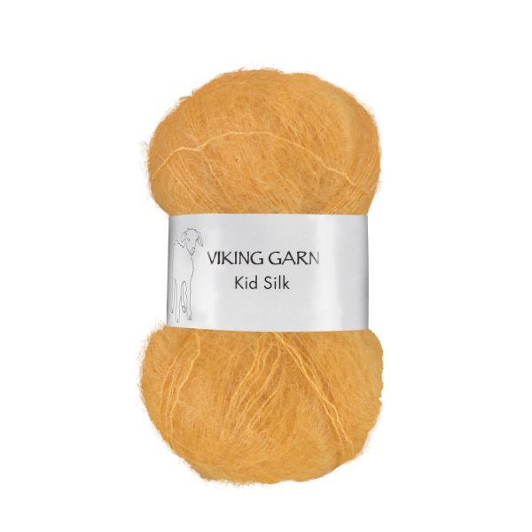 Viking Kid Silk, farge 345 Mais Gul