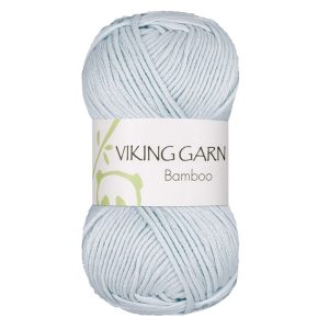Garn viking bamboo 621 lys gråblå