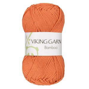 Garn viking bamboo 651 oransje