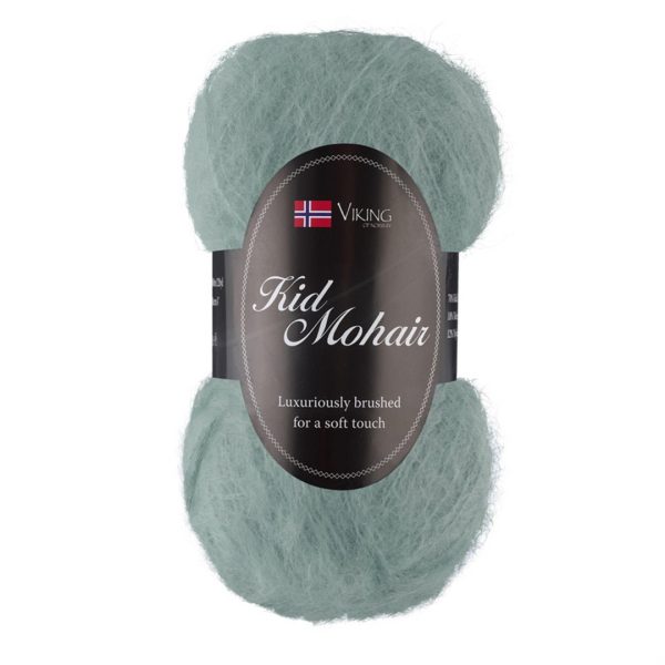 Viking Kid Mohair, farge 930 Gråblå